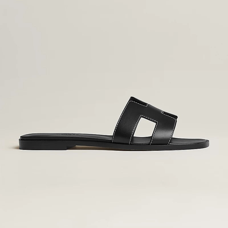 Hermès Oran Sandal  "Black"