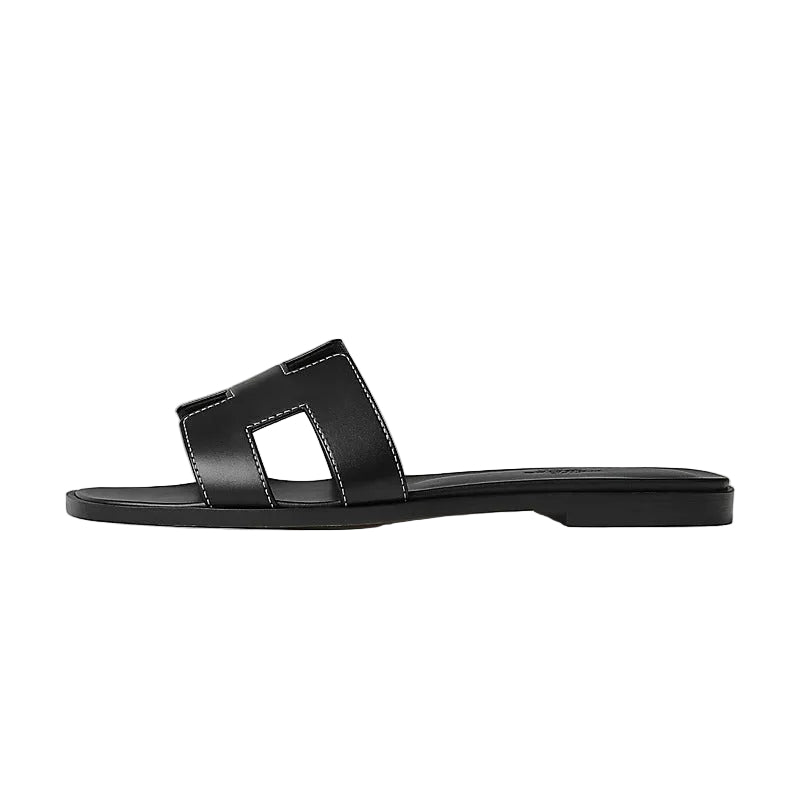 Hermès Oran Sandal  "Black"