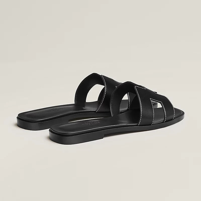 Hermès Oran Sandal  "Black"
