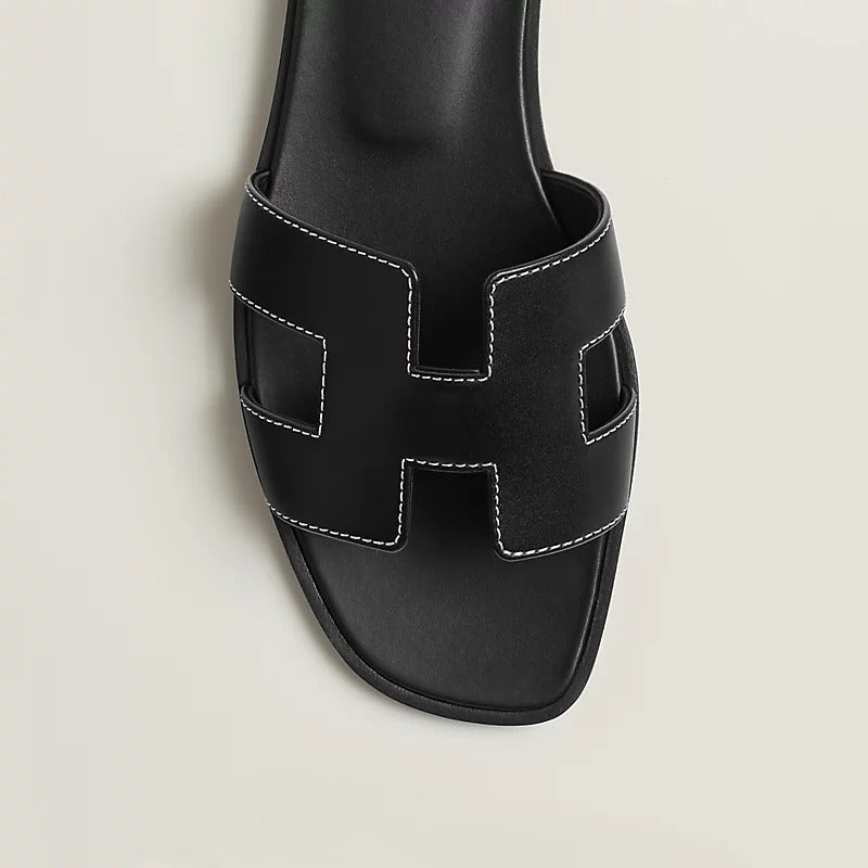Hermès Oran Sandal  "Black"