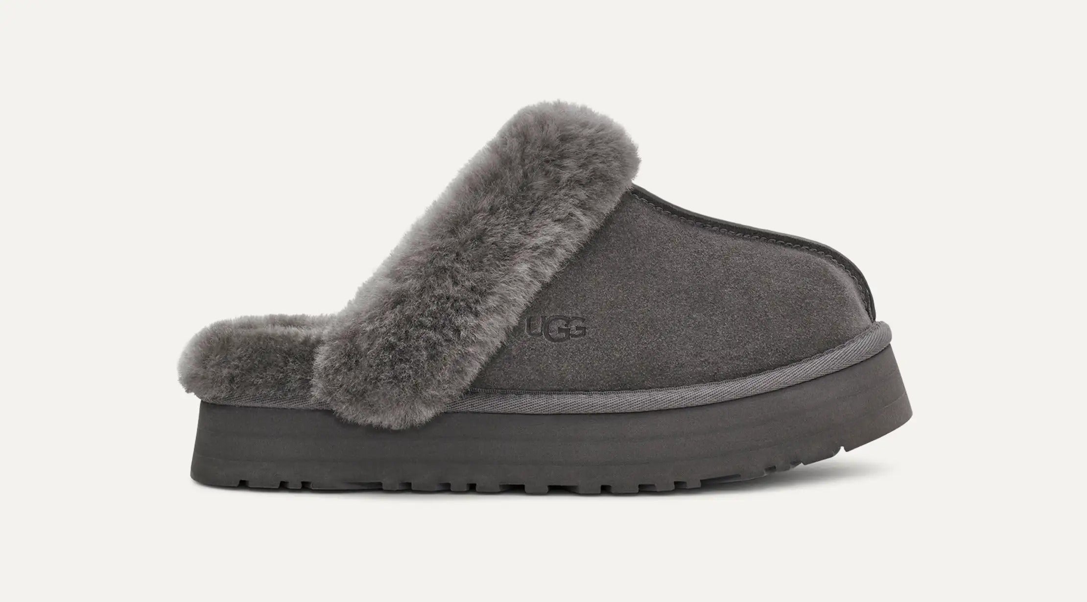 UGG Disquette Slipper "Charcoal"