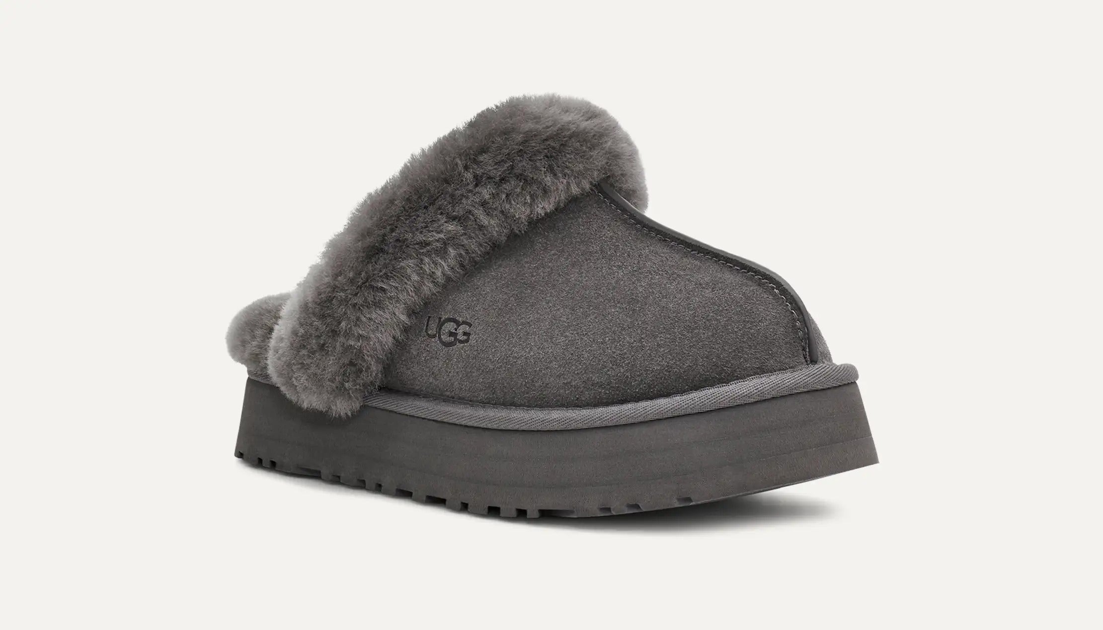 UGG Disquette Slipper "Charcoal"