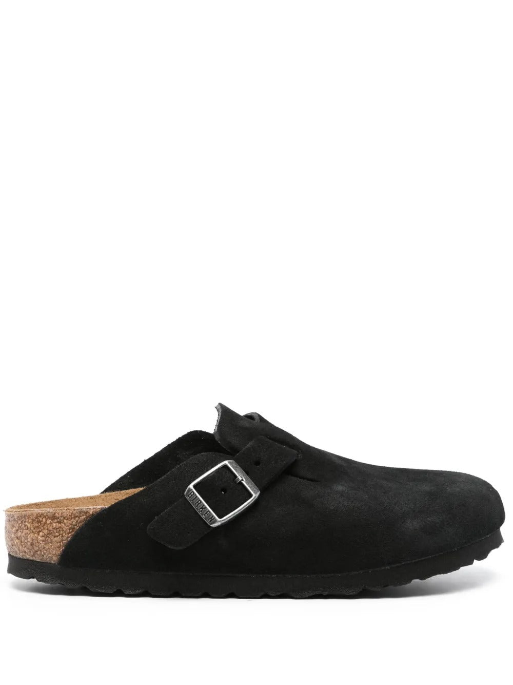 Birkenstock boston soft foodbed "Suede Black"