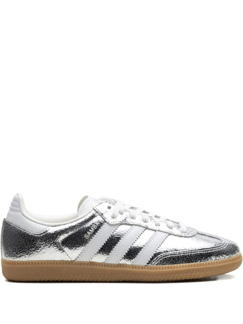 adidas Samba OG "Silver Metallic Cracked Leather"