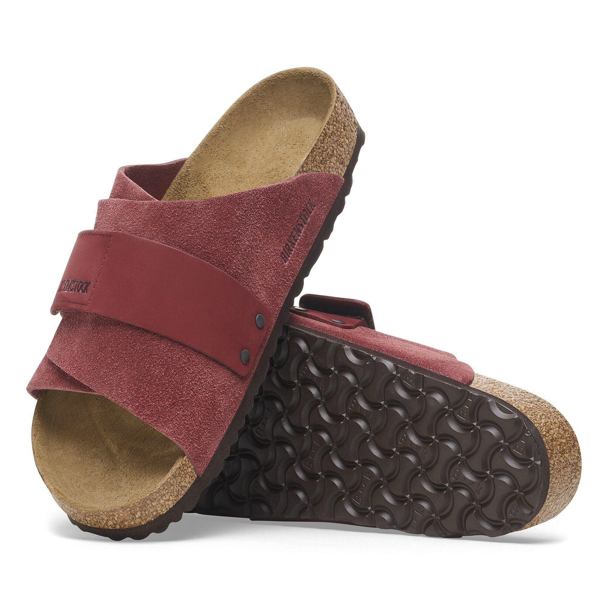 Birkenstock Kyoto "Maroon" Nubuck/Suede Leather