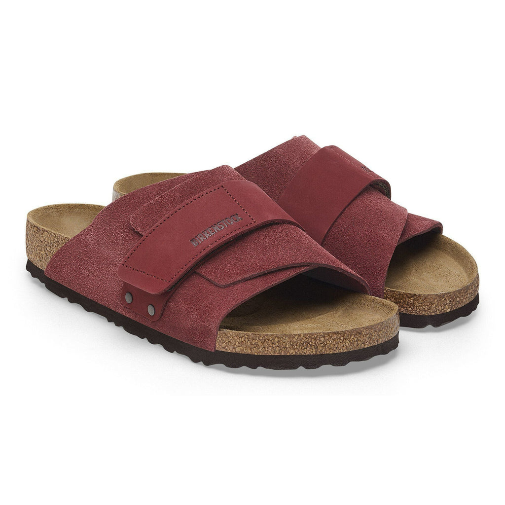 Birkenstock Kyoto "Maroon" Nubuck/Suede Leather