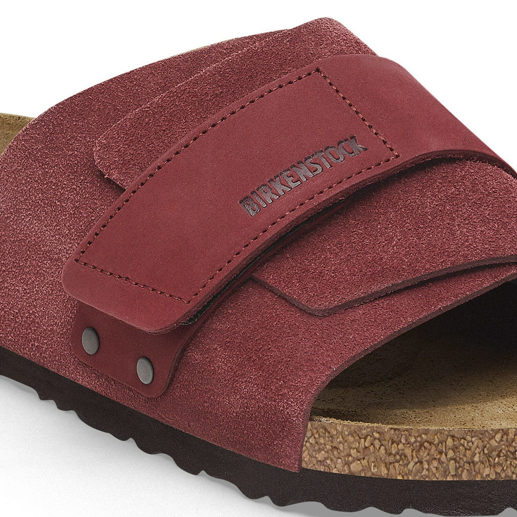 Birkenstock Kyoto "Maroon" Nubuck/Suede Leather