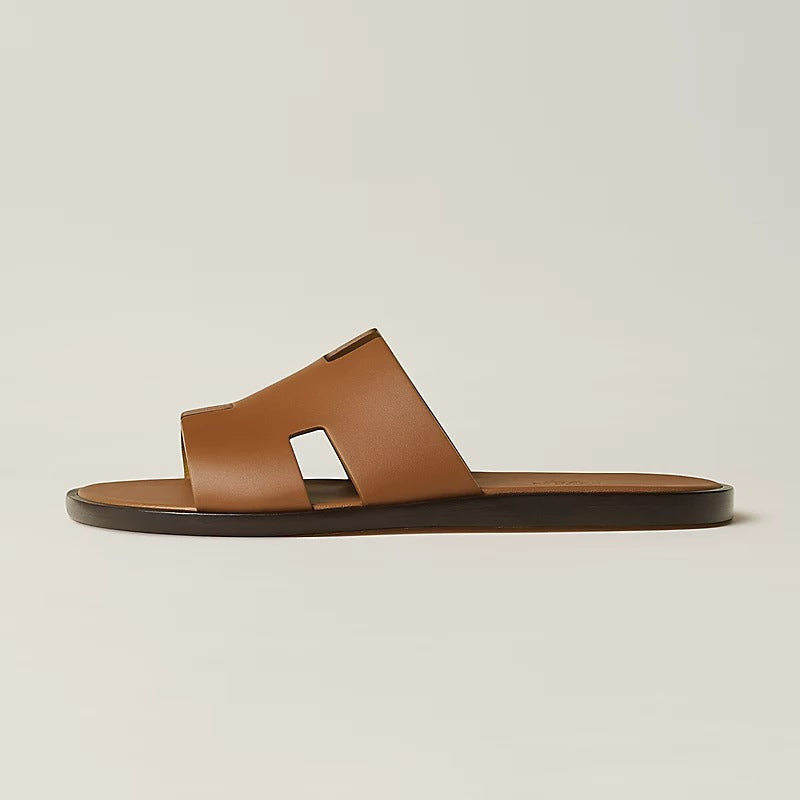 Hermes Izmir Sandal "Gold" Smooth Calfskin Leather