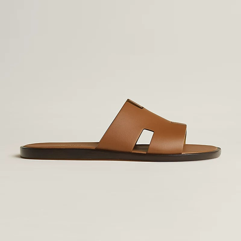 Hermes Izmir Sandal "Gold" Smooth Calfskin Leather