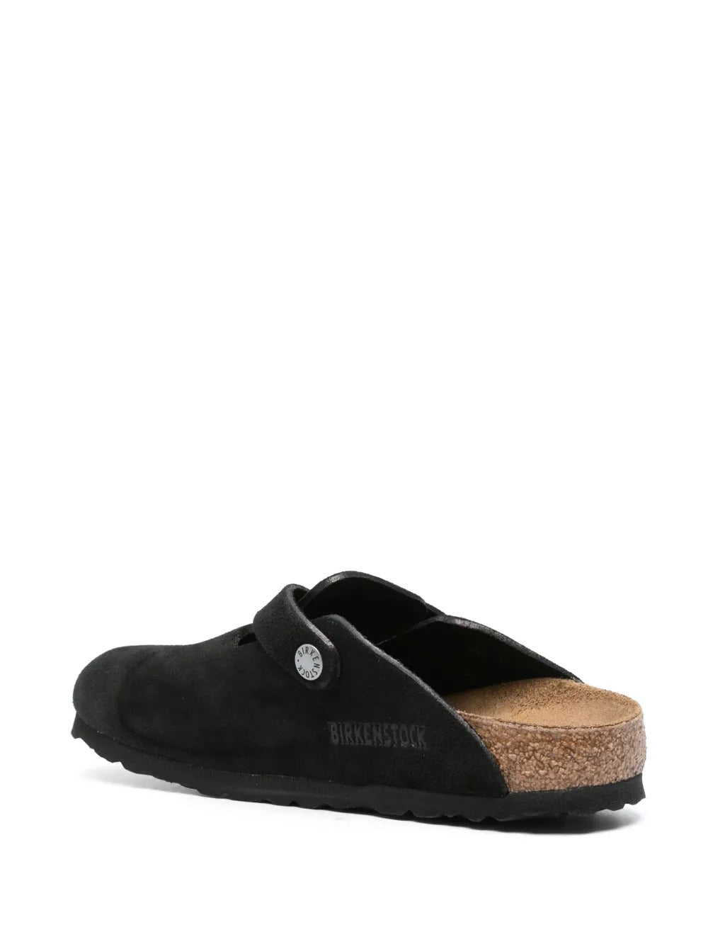 Birkenstock boston soft foodbed "Suede Black"