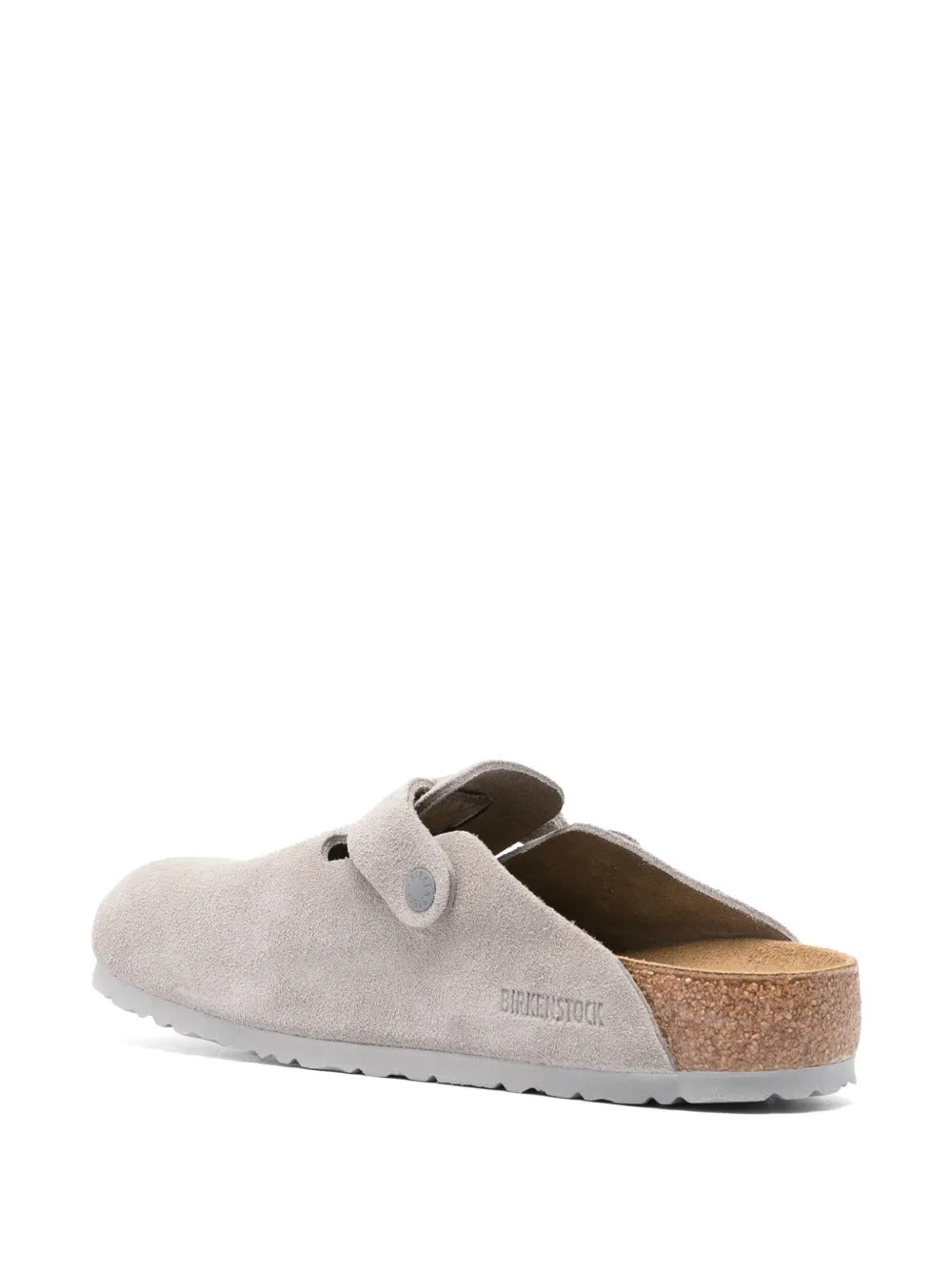 Birkenstock boston soft foodbed Suede "Antique White"