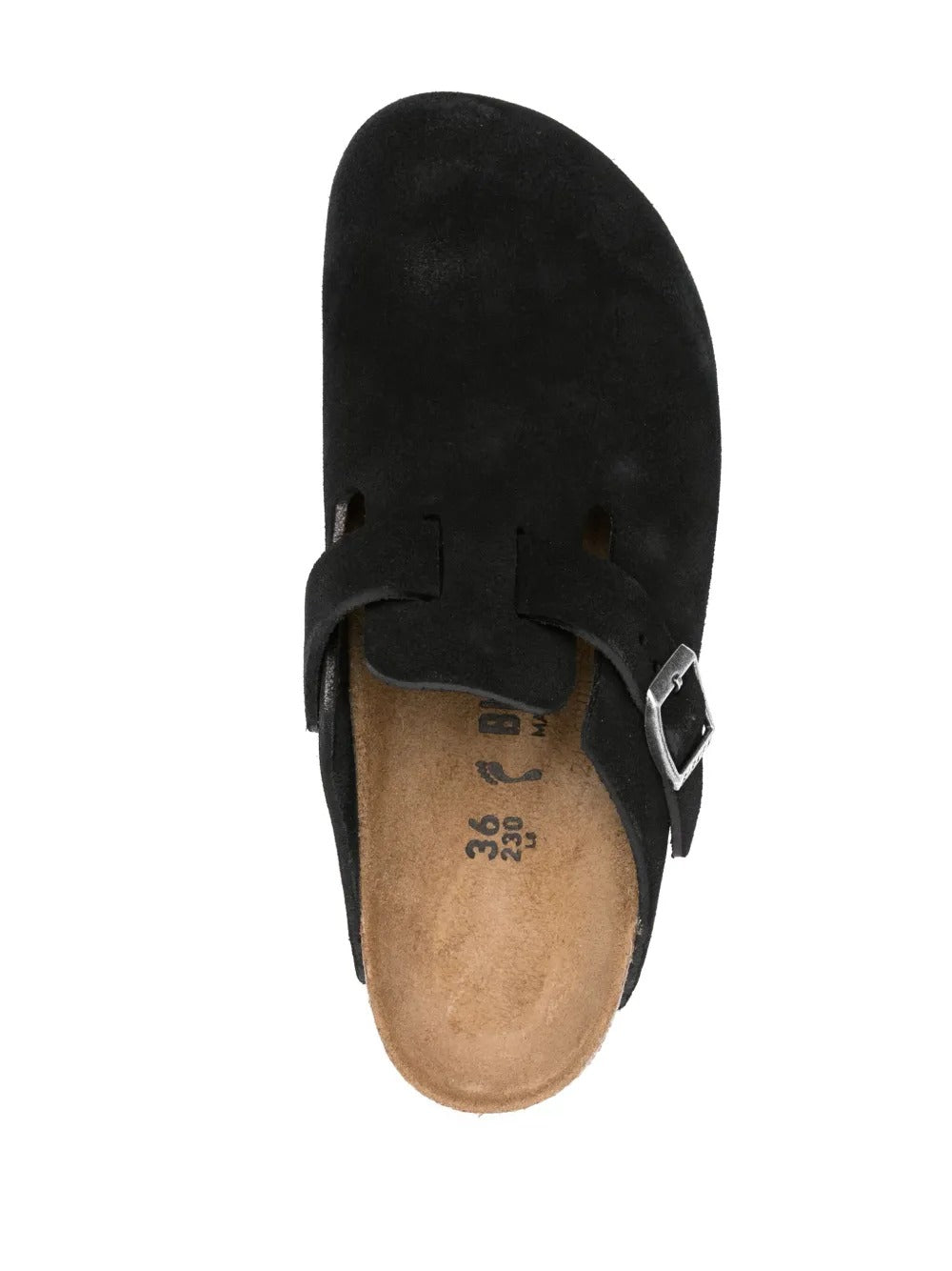 Birkenstock boston soft foodbed "Suede Black"