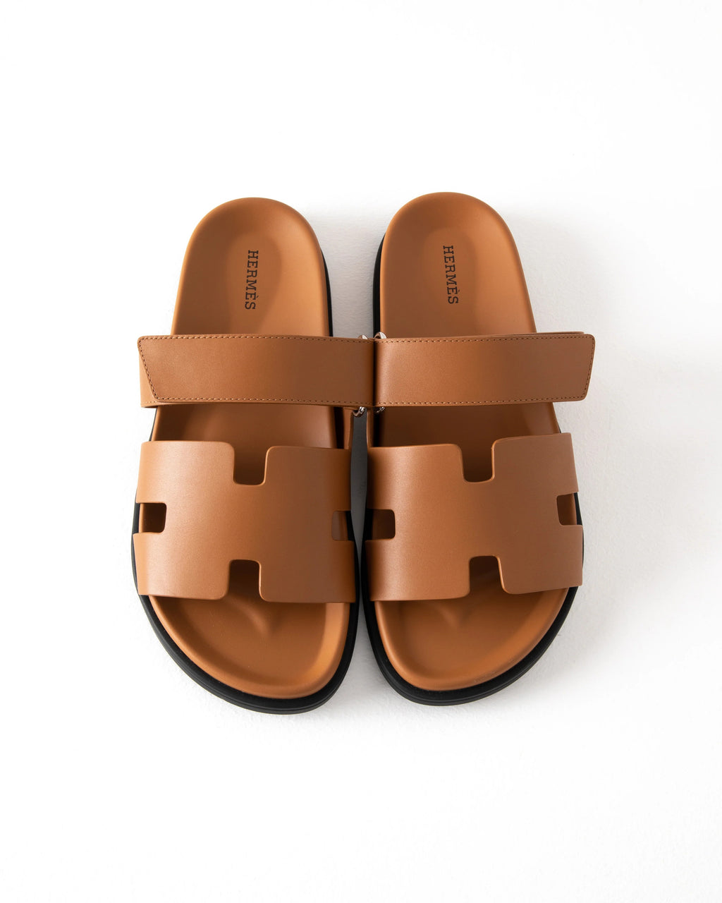 Hermès Chypre Sandals "Beige Doré