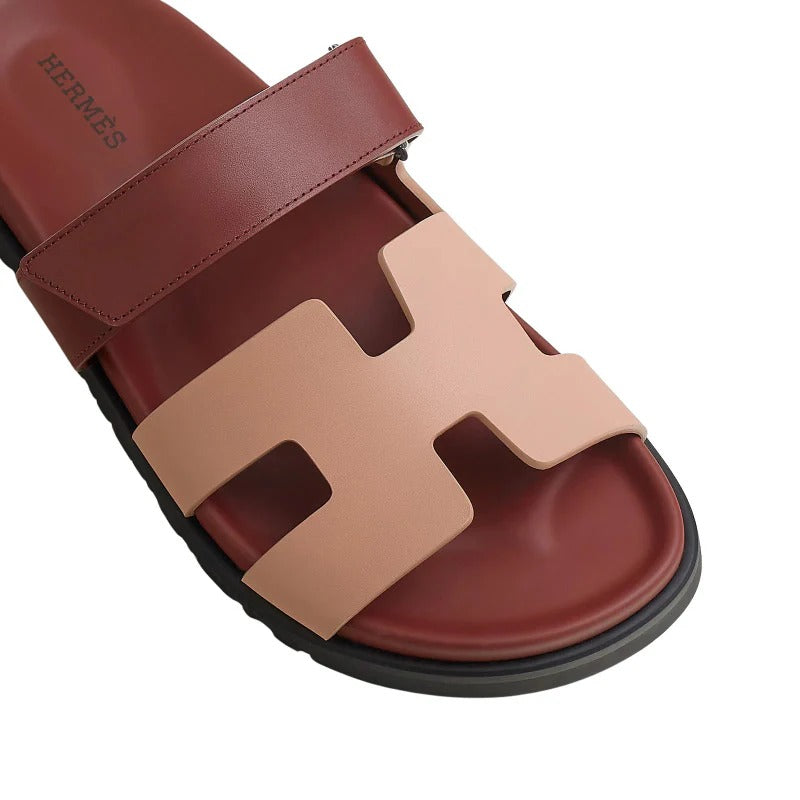 Hermès Chypre Sandals "Beige Perlino"