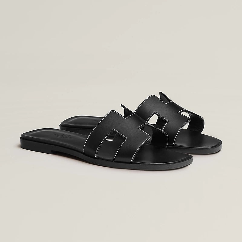 Hermès Oran Sandal  "Black"