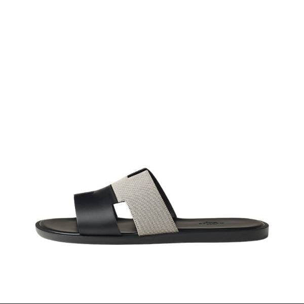 Hermes Izmir Sandal "Black & White GREY