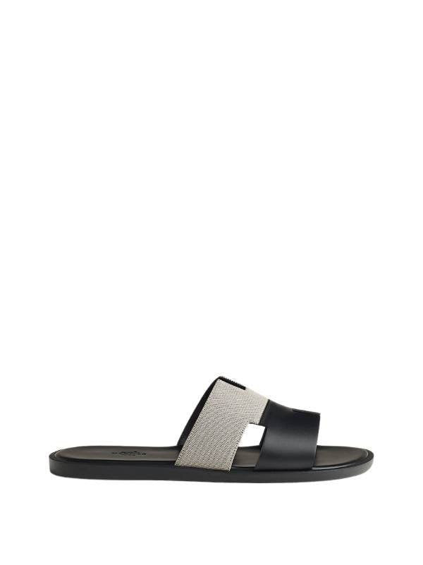 Hermes Izmir Sandal "Black & White GREY